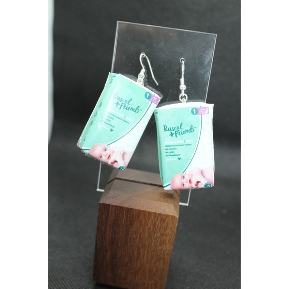 Mini Brands/ Rascal & Friends Diaper earrings - Picture 2 of 10